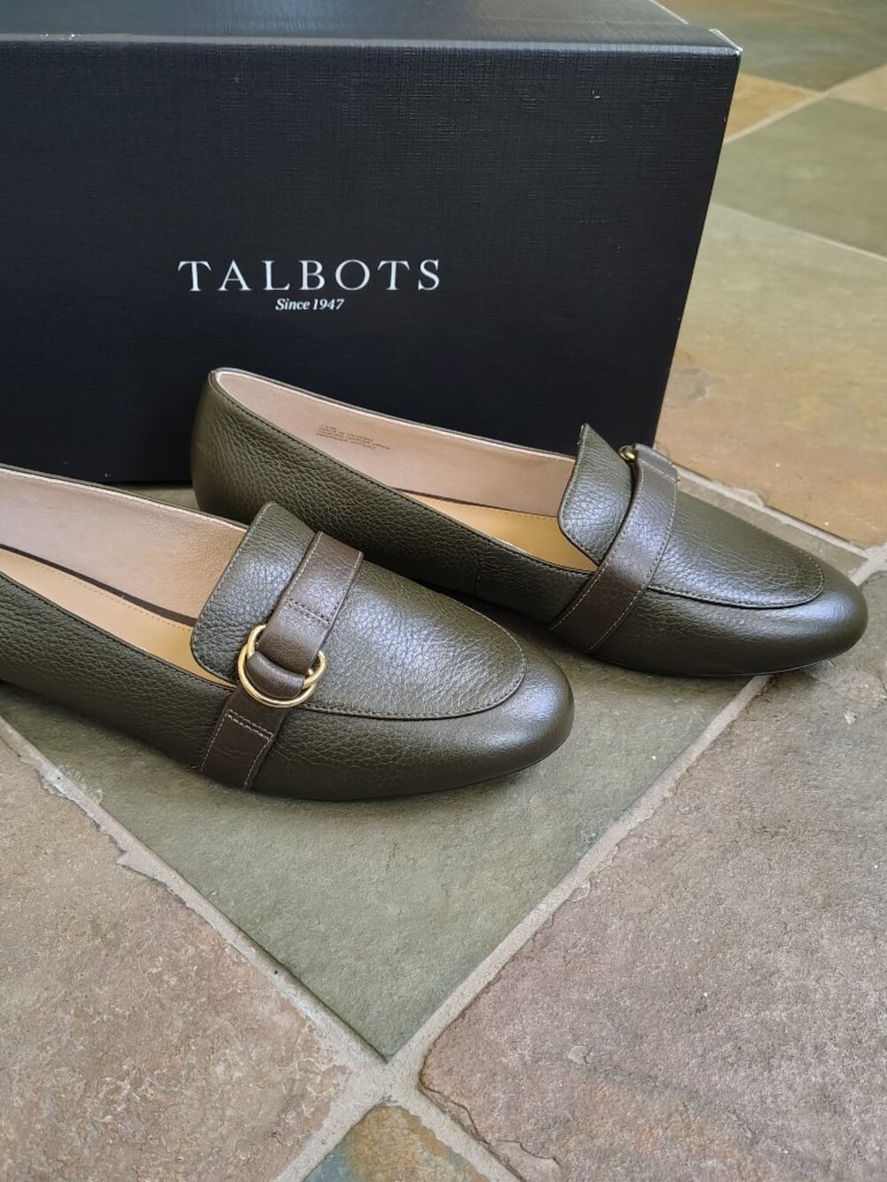 New Talbots Ryan Leather Loafer
